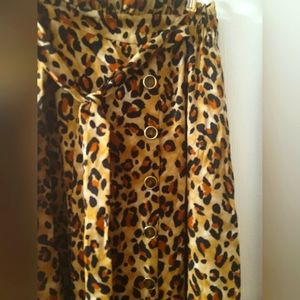 Leopard print skirt the brandy's at EST 1946 size S